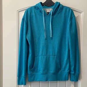 J. America Women's Teal Sparkle Hoodie‎ Sweatshirt Large